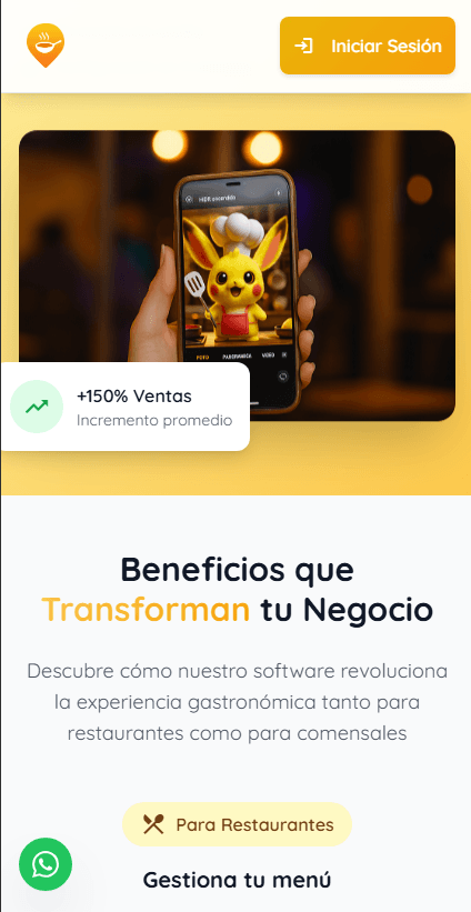 Contenido de la aplicación